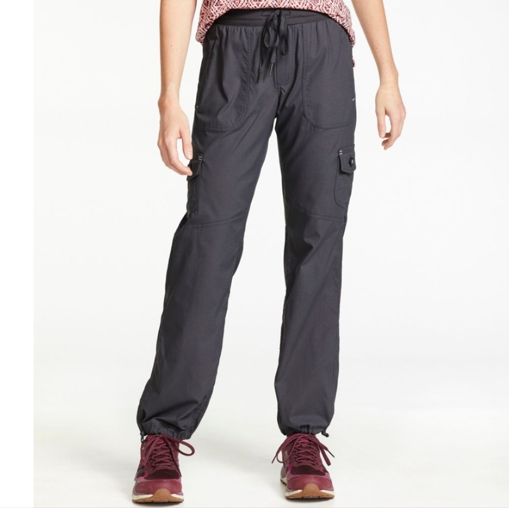 L.L. Bean Vista Camp Pants, Straight-Leg Burgandy Size XS